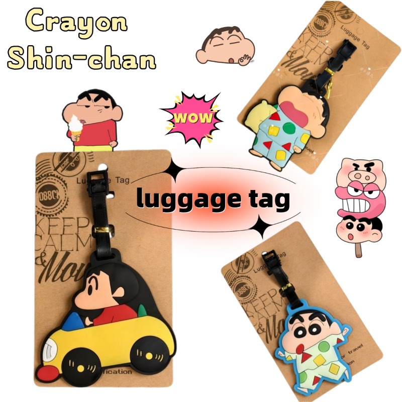 Travel Accessories New - Crayon Shin-chan Cartoon Anime Persönlichkeit Mode-Gepäckanhänger