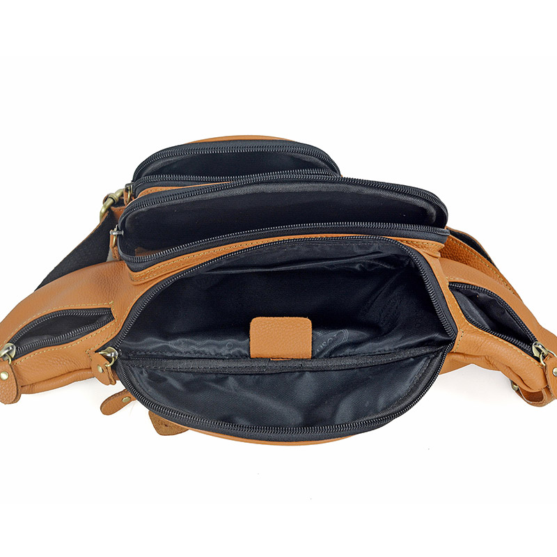 Männer Echt leder Taillen pack – Travel Accessories Leather Bewertung und Preis