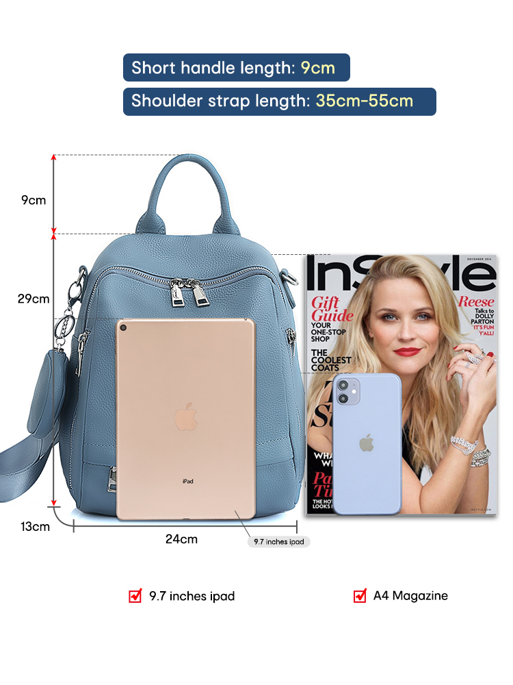 Zency Damen-Rucksack aus echte – Travel Accessories Leather Bewertung und Preis