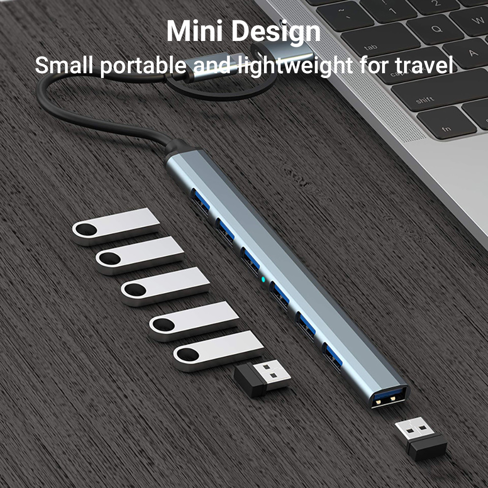 7-in-1 Dual-Head USB-C & USB D – Travel Accessories You Need Bewertung und Preis